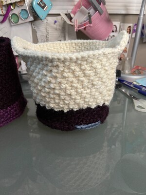 Hand Crocheted Nesting Baskets - image5
